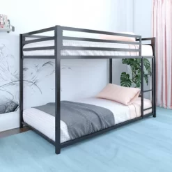 Twin Max Metal Bunk Bed - Room & Joy -Room & Joy GUEST 51790ab7 9055 44a3 9814 fa47f4d5553f