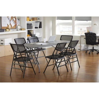 6" Blow Mold Centerfold Table Gray - Room & Joy 11 6" Blow Mold Centerfold Table Gray - Room & Joy - Image 9