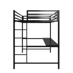 Full Max Metal Loft Bed With Desk - Room & Joy -Room & Joy GUEST 529292f8 6427 439b 8dd7 39b34e6faff6