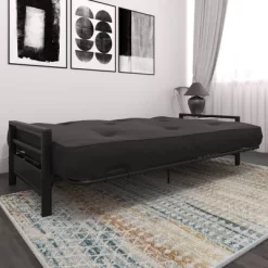 Max Metal Futon Frame Black - Room & Joy -Room & Joy GUEST 533a7ee2 9a59 4648 837d 9a62a336d8e3