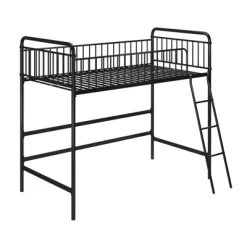 Twin Kaila Metal Loft Bed Black - Room & Joy -Room & Joy GUEST 5a636df5 05fc 40d1 baab 65d2497294bf