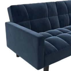 Holly Convertible Sofa Sleeper Futon With Arms - Room & Joy -Room & Joy GUEST 644976c5 83bb 48be 819f 15a6109d0ab3