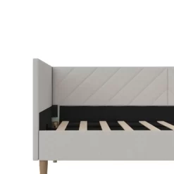 Valerian Upholstered Daybed Gray Linen - Room & Joy 25 Valerian Upholstered Daybed Gray Linen - Room & Joy -Room & Joy GUEST 6769c914 1b66 4652 a9a9 a7b9b6acb6de