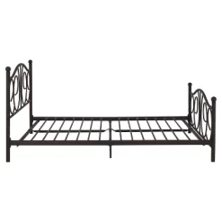 Queen Vanessa Metal Bed Bronze - Room & Joy