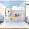 Full Adele Loft Bed Off White - Room & Joy -Room & Joy GUEST 69f3aa95 de31 49ee b9b4 2a614ca07db6