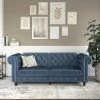 Finnley Velvet Upholstered Sofa Futon - Room & Joy 1 Finnley Velvet Upholstered Sofa Futon - Room & Joy -Room & Joy GUEST 6a0710fb fa17 4a06 8964 a8564872e00c