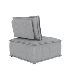 Sybil Modular Chair Gray Linen - Room & Joy -Room & Joy GUEST 6a68de93 60b2 4555 b465 19730fa13977