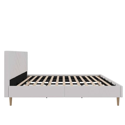 Venus Tufted Upholstered Bed Gray Linen - Room & Joy 11 Venus Tufted Upholstered Bed Gray Linen - Room & Joy - Image 9