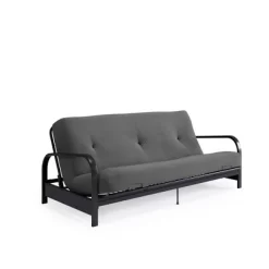 Full Axton Metal Arm Futon Frame With Mattress - Room & Joy -Room & Joy GUEST 6b21b204 c120 4f6c b9ca 9159a3040e29