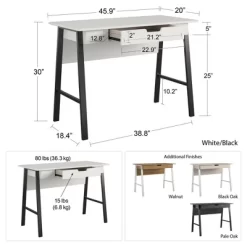 Ingram Computer Desk With Drawer - Room & Joy -Room & Joy GUEST 6c1fb0f4 1b32 4420 bf2a 4b0026ccd51b