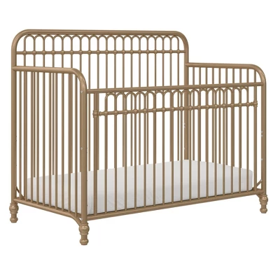 Room & Joy Luna 3-in-1 Convertible Metal Crib JMPA Certified - Gold 4 Room & Joy Luna 3-in-1 Convertible Metal Crib JMPA Certified - Gold - Image 2