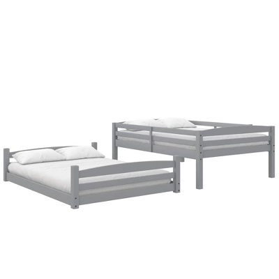 Full Over Full Alaina Floor Wood Bunk Bed - Room & Joy 5 Full Over Full Alaina Floor Wood Bunk Bed - Room & Joy - Image 3