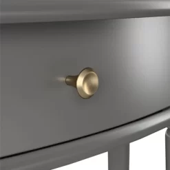 Aurora Half Moon Console Table Gray - Room & Joy -Room & Joy GUEST 70a53760 e937 408e 8923 ad65e8bab5f8