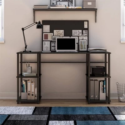 Agate Toolless Double Pedestal Computer Desk - Room & Joy 5 Agate Toolless Double Pedestal Computer Desk - Room & Joy - Image 3