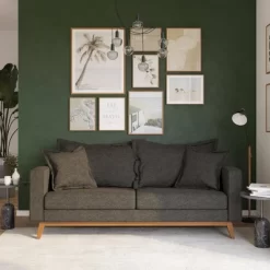 Maryan Pillowback Wood Stretcher Sofa Gray Linen - Room & Joy 13 Maryan Pillowback Wood Stretcher Sofa Gray Linen - Room & Joy -Room & Joy GUEST 737f439c 02d0 4831 933c 3f7d0bd56cb1