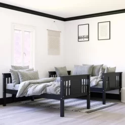 Twin Over Twin Miller Wood Bunk Bed - Room & Joy -Room & Joy GUEST 75aa7de5 eb2c 4bba af46 127c1455acc6