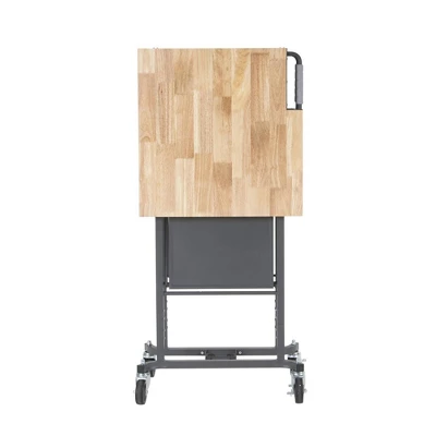 Portable Workbench /Craft Desk/ Folding Utility Table Steel Gray - Room & Joy 12 Portable Workbench /Craft Desk/ Folding Utility Table Steel Gray - Room & Joy - Image 10