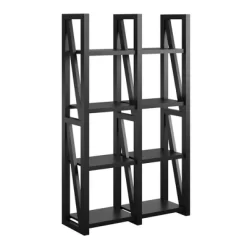 60" Liberty Bookshelf/Room Divider Black - Room & Joy -Room & Joy GUEST 76886087 3d6f 437c bcc5 62e4a300e056