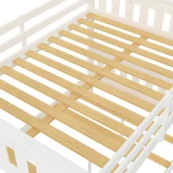 Full Over Full Petty Wood Bunk Bed With USB Port - Room & Joy 27 Full Over Full Petty Wood Bunk Bed With USB Port - Room & Joy -Room & Joy GUEST 76cbf9e6 a75e 4f93 a485 0713a6f2800a