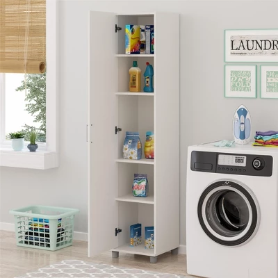 16" Welby Utility Storage Cabinet White - Room & Joy 4 16" Welby Utility Storage Cabinet White - Room & Joy - Image 2