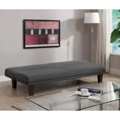 Delia Convertible Futon Sofa Microfiber - Room & Joy -Room & Joy GUEST 7f29e290 a029 4e37 b031 37a5e7183ce5