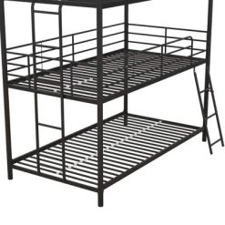 Triple Twin Zeke Metal Bunk Bed - Room & Joy -Room & Joy GUEST 7f3c4eba 5584 4895 aeeb 96bd2331c374