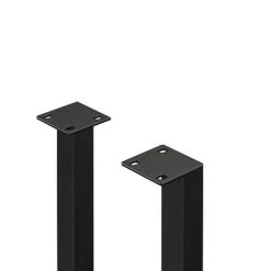 Room & Joy 25" Steel U Shaped Leg Kit Black -Room & Joy GUEST 803b03b3 c9a2 4e3d a8d7 6de7cb9c0951