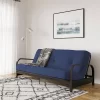 Full Axton Metal Arm Futon Frame With Mattress - Room & Joy -Room & Joy GUEST 85aa19a6 2516 4cec 8ec7 0cf4f170832a