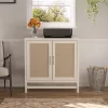Latta 2 Door Storage Cabinet Ivory Oak/Faux Rattan - Room & Joy 1 Latta 2 Door Storage Cabinet Ivory Oak/Faux Rattan - Room & Joy -Room & Joy GUEST 88e7b770 aac4 42cb a7da d943bb83edec