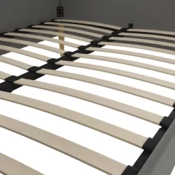 Queen Fabio Mid-Century Daybed Queen Gray Linen - Room & Joy -Room & Joy GUEST 8976925f e115 4c9c 87bc 567c584444f5