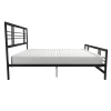 King Bellatrix Industrial Modern Metal Bed - Room & Joy -Room & Joy GUEST 8baf9ac5 146e 412b ac25 5e4fa327a463