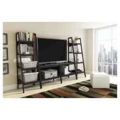 Viewfield Ladder TV Stand For TVs Up To 60" Black - Room & Joy 9 Viewfield Ladder TV Stand For TVs Up To 60" Black - Room & Joy -Room & Joy GUEST 8c3ef150 bac9 4115 9893 9081215827e1