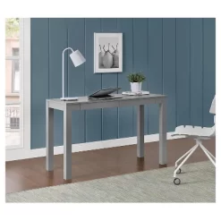 George Large Wood Writing Desk With Drawers Gray - Room & Joy -Room & Joy GUEST 8e23d175 79e2 417e a210 bb552382976e