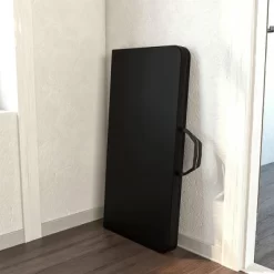 XL 38.5" Fold In Half Card Table With Handle Black - Room & Joy 16 XL 38.5" Fold In Half Card Table With Handle Black - Room & Joy -Room & Joy GUEST 96067da6 ff80 49f1 9f46 55b6deb30c00