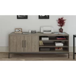 Somerton Credenza TV Stand For TVs Up To 70" Light Brown Oak - Room & Joy 13 Somerton Credenza TV Stand For TVs Up To 70" Light Brown Oak - Room & Joy -Room & Joy GUEST 962e5f38 20f5 4fab af99 dce241228827
