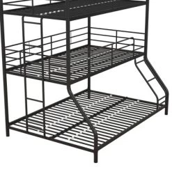 Twin/Twin/Full Zeke Triple Metal Bunk Bed - Room & Joy -Room & Joy GUEST 96d01948 3da2 4bd7 a549 1fdd99f0d91e