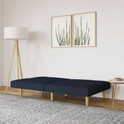 Bowie Upholstered Futon - Room & Joy -Room & Joy GUEST 9c1964be b5f3 4c67 8f9d 1a03fdb41c09