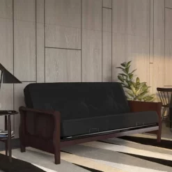 8" Full Jayce Thermobonded High Density Polyester Fill Futon Mattress - Room & Joy