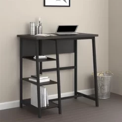 Archer Standing Desk Espresso - Room & Joy