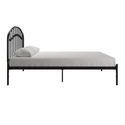 Remi Metal Platform Bed Frame Black - Room & Joy 9 Remi Metal Platform Bed Frame Black - Room & Joy - Image 7
