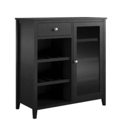 Cardensa Bar Cabinet Black - Room & Joy -Room & Joy GUEST a80de85c 7efc 4aaf 8af8 4439c75139a7