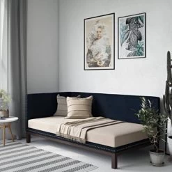 Dalila Upholstered Daybed - Room & Joy -Room & Joy GUEST a85ad7df b28e 45dd 9d50 ba5566badf6a