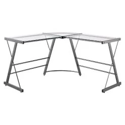 L Shaped Portland Glass Computer Desk - Room & Joy -Room & Joy GUEST ac27ccb1 a88c 4226 abb2 ea4ce31c3372