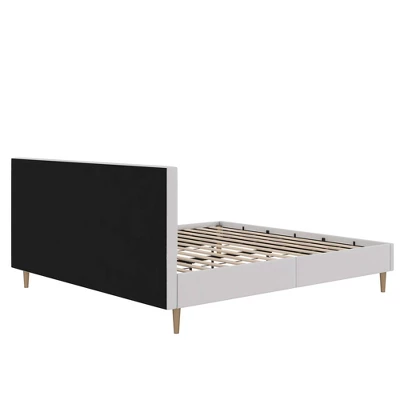 Venus Tufted Upholstered Bed Gray Linen - Room & Joy 13 Venus Tufted Upholstered Bed Gray Linen - Room & Joy - Image 11