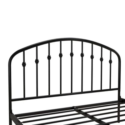 Remi Metal Platform Bed Frame Black - Room & Joy 10 Remi Metal Platform Bed Frame Black - Room & Joy - Image 8