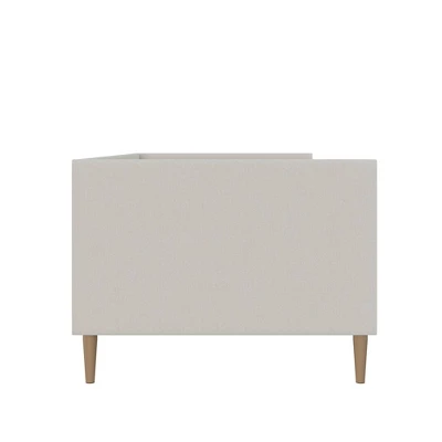 Valerian Upholstered Daybed Gray Linen - Room & Joy 10 Valerian Upholstered Daybed Gray Linen - Room & Joy - Image 8