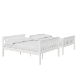 Full Over Full Petty Wood Bunk Bed With USB Port - Room & Joy 24 Full Over Full Petty Wood Bunk Bed With USB Port - Room & Joy -Room & Joy GUEST ae81c2e7 9825 468f b8c9 0d224ac8bb2e