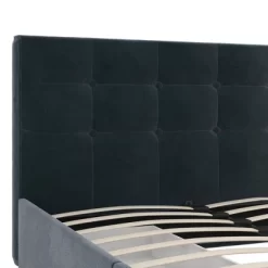Rosalie Velvet Upholstered Bed W/Storage - Room & Joy -Room & Joy GUEST ae8e608c 5a4c 4650 b9de 5a636808da80
