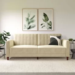 Isabella Tufted Transitional Futon - Room & Joy -Room & Joy GUEST b09e5f97 02f1 4021 a1d3 6f1c53f77d19