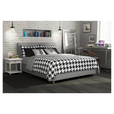 Full Melrose Upholstered Bed Gray - Room & Joy 4 Full Melrose Upholstered Bed Gray - Room & Joy - Image 2